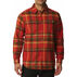 Columbia Mens Pitchstone Heavyweight Flannel Long-Sleeve Shirt