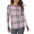 Cuddl Duds Womens Stretch Thermal Crew Neck Base Layer Top