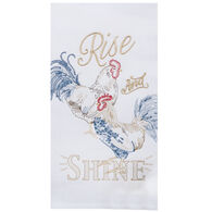Kay Dee Designs Countryside Rooster Embroidered Dual Purpose Terry Towel