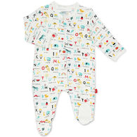 Magnetic Me Infant ABC Love Modal Magnetic Footie Pajama