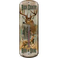 Rivers Edge Buck Country Tin Thermometer