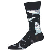 Socksmith Design Men's Shark Chums Crew Sock