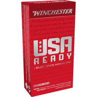 Winchester USA Ready 10mm Auto 180 Grain Flat Nose FMJ Handgun Ammo (50)