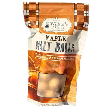 Wilburs of Maine Maple Malt Balls - Resealable Pouch
