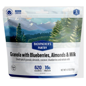 Backpackers Pantry Granola w/ Milk & Blueberries - 1 Serving