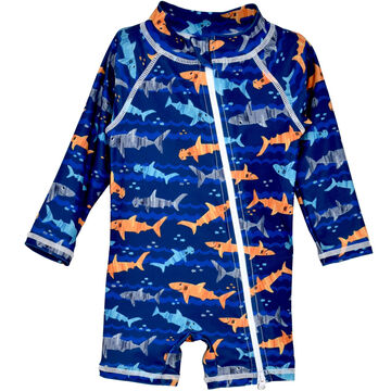 Flap Happy Infant Shortie Surf Long-Sleeve Swimsuit, One-Piece