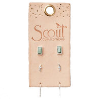 Scout Curated Wears Women's Courtney Stud Trio - Silver
