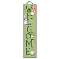 My Word! Welcome - Spring Gnomes Stand-Out Tall Sign