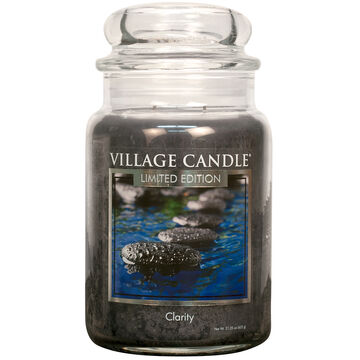 Village Candle Large Glass Jar Candle - Clarity