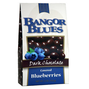 Cape Cod Specialty Foods Bangor Blues Dark Chocolate Covered Blueberries