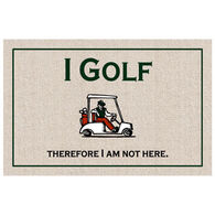 High Cotton Doormat - I Golf