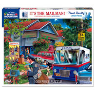 White Mountain Jigsaw Puzzle - It's the Mailman!