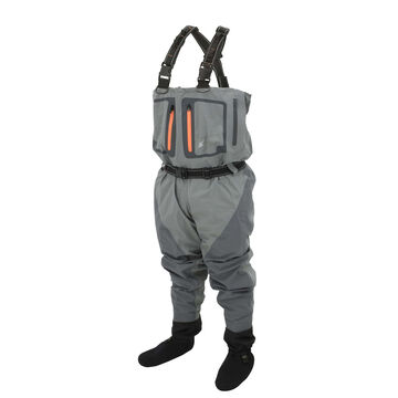Frogg Toggs Mens Pilot II Breathable Stockingfoot Chest Wader - Gray