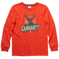 Carhartt Boy's Crewneck Long-Sleeve Shirt - Discontinued Colors