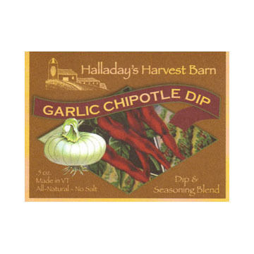 Halladays Harvest Barn Garlic Chipotle Dip & Seasoning Blend