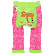 Lazy One Infant Girl's Don't Moose With Me Legging