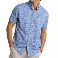 Southern Tide Men's brrr Intercoastal Sunset Beach Sport Short-Sleeve Shirt