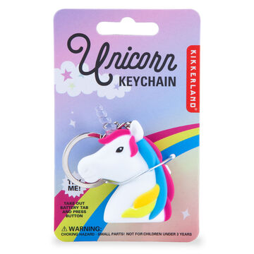 Kikkerland Unicorn LED Keychain