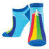Socksmith Design Womens Show Your True Colors Ped Sock