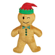 Grriggles Gingerbread Emoji Man Dog Toy