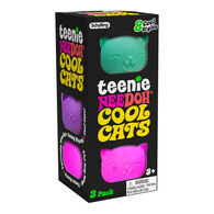 Schylling Teenie NeeDoh Cool Cats Sensory Toy - 3 Pk.