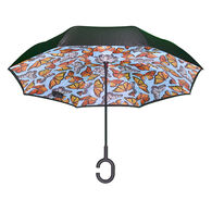 Calla Products Women's Butterflies Kaleidoscope Topsy Turvy Umbrella