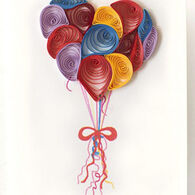 Quilling Card Balloons Gift Enclosure Mini Card