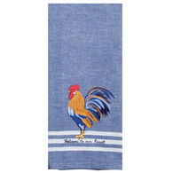 Kay Dee Designs Blue Rooster Embroidered Tea Towel