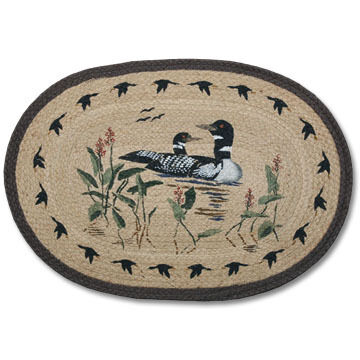 Capitol Earth Oval Braided Loon Rug