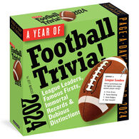 A Year of Football Trivia! 2024 Page-A-Day Calendar by Jeff Marcus