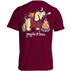 Puppie Love Mens & Womens Camping Pup Short-Sleeve T-Shirt