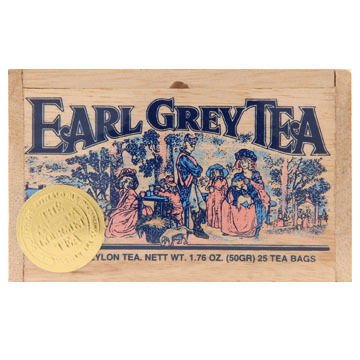 Metropolitan Earl Grey Tea Soft Wood Chest, 25-Bag