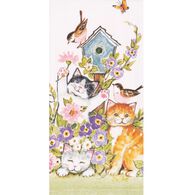 Kay Dee Designs Curious Kittens Dual Purpose Terry Towel