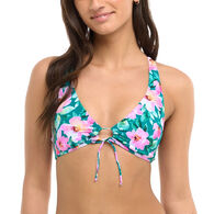 Eidon Women's Priscilla Tropical Paradise Bikini Swim Top