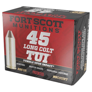 Fort Scott Munitions 45 LC 225 Grain SCS TUI Handgun Ammo (20)