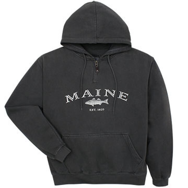 Austins Men's Maine Striped Bass Hooded Sweatshirt | Kittery Trading Post