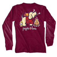 Puppie Love Youth Camping Pup Long-Sleeve T-Shirt