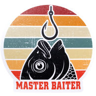 Sticker Cabana Master Baiter Fish w/ Hook Sticker