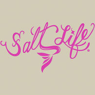 Salt Life Salty Mermaid Small Decal - Pink