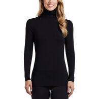 Cuddl Duds Women's Softwear With Stretch Turtleneck Long-Sleeve Base Layer Top