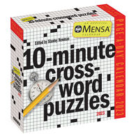 Mensa 10-Minute Crossword Puzzles 2023 Page-A-Day Calendar by Stanley Newman