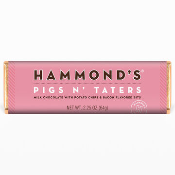 Hammonds Candies Pigs N Taters Milk Chocolate Candy Bar