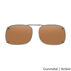 Cocoons Rectangle 1 Polarized Clip-On Sunglasses
