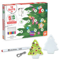 MindWare 12 Days of Color Your Own Ornaments