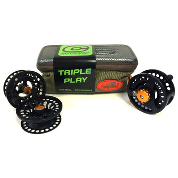 Cheeky Tyro Triple Play Fly Reel and Spool Bundle