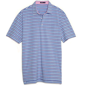 johnnie-O Mens Gates Striped Polo Short-Sleeve Shirt