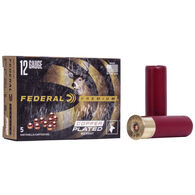 Federal Premium Buckshot 12 GA 3" 10 Pellet #000 Buck Shotshell Ammo (5)