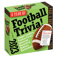A Year of Football Trivia! 2023 Page-A-Day Calendar by Jeff Marcus