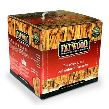 Wood Products 10-Lb. Box Fatwood Firestarter
