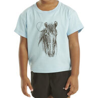Carhartt Toddler Girl's Horse Short-Sleeve Shirt